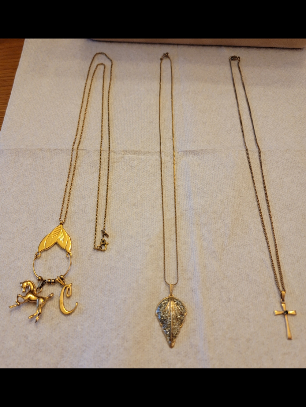 Set of 3 Gold-Tone Necklaces